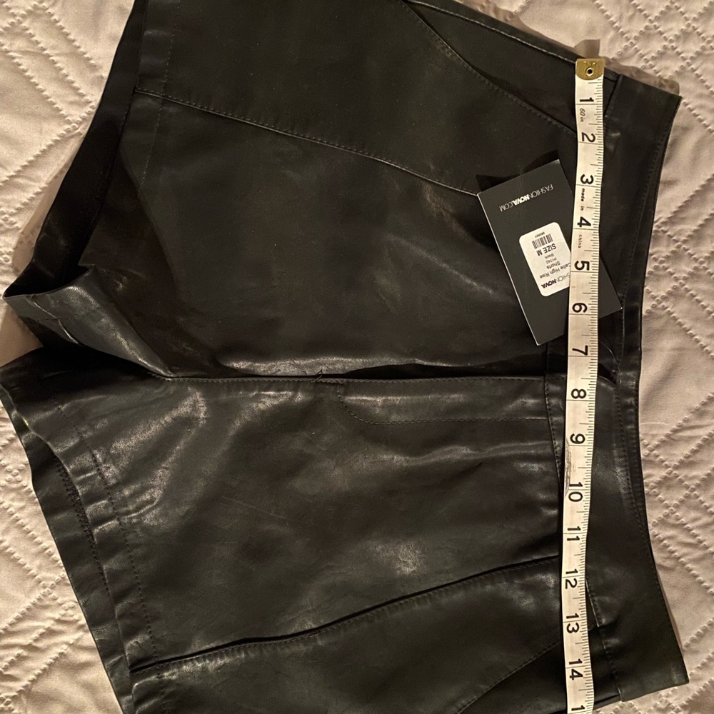 Pleather Shorts